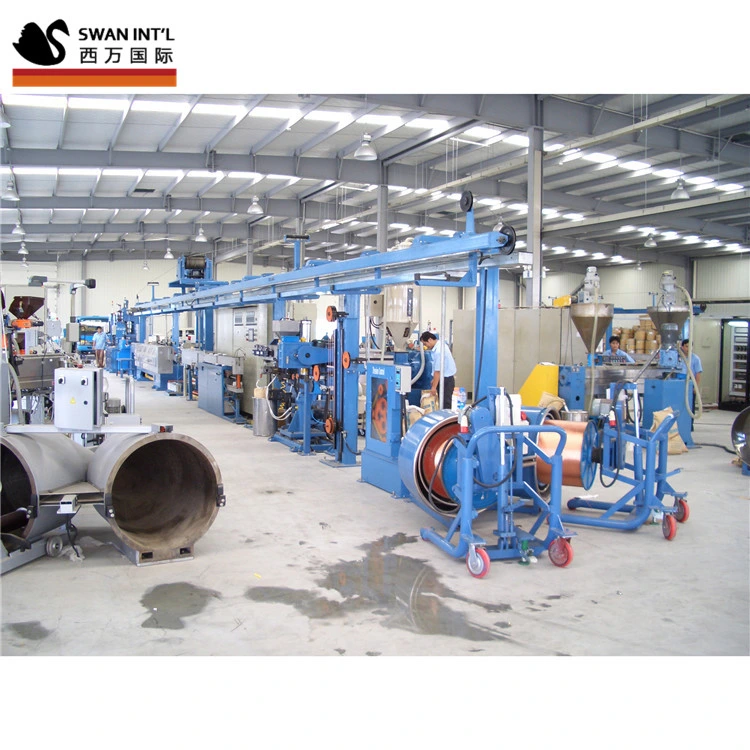 Swan Extruding Power Cable Jacket Extruder Extruding Machine 90 Power Cable Sheath Extrusion Line