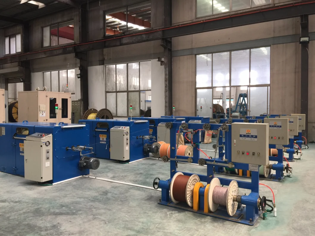 Double Twist Winding Bunching Cable Extruder Production High Speed Buncher Tinning Annealing Wire Making Machine