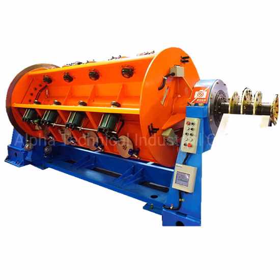 Máquina de encalladura de conductor de alambre de cobre rígido de alta velocidad 1+6+12