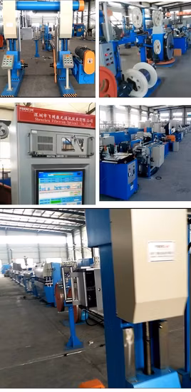 Máquina de cableado de paso de trenzado Sz de 50-800 mm