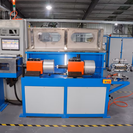 Cable óptico Tubo suelto Sz Equipo de cableado trenzado