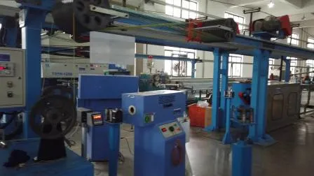 Máquinas extrusoras de núcleos de cable y alambre de PVC y silicona completamente automáticas